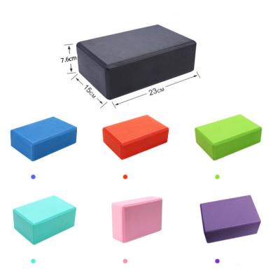 China EVA Factory Wholesale Custom Logo Eco-friendly 15*23*7.6cm (369 inch) Eco EVA Yoga Block for sale