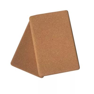 China Cork Fit-Yoga Best Quality Environmental Cork Wood Yoga Block Natural Friendly For Women Yoga Exercise for sale