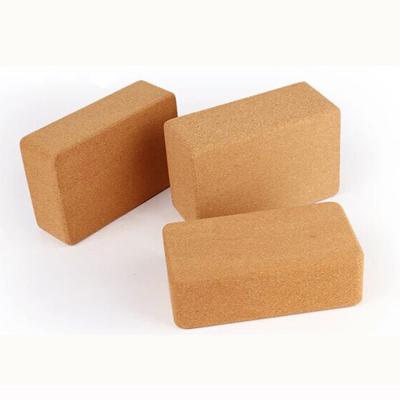 China Cork Fit-Yoga Highly Recommended 15*23*7.6cm Eco Yoga Sturdy and Non-Slip Block for Home Yoga Exercise for sale