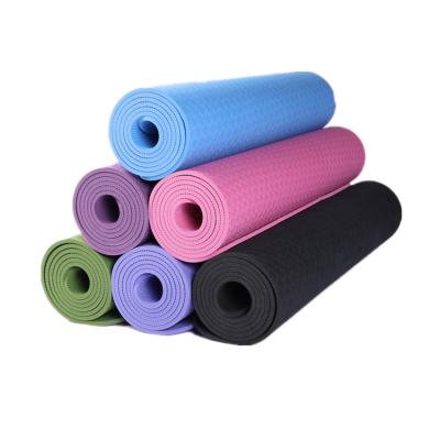 China Fit-Yoga Durable Anti-Slip Washable Waterproof Custom Printing Natural Durable Eco-Friendly Exercise Mat Fitness Equipment 6mm Yoga Mat Tape for sale