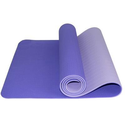 China Custom Fit Organic Printed Logo Tape Yoga Mat Exercise Yoga Foldable Eco-Friendly Waterproof Washable Durable Anti-Slip/Travel Fitness Yoga Mat for sale