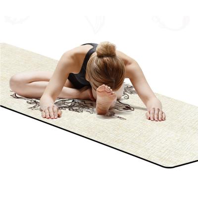 China Eco-friendly Yoga Mat Wholesale For Anti Slip Natural Rubber Jute Travel Yoga Fit-yoga Waterproof Washable Durable Anti Slip for sale