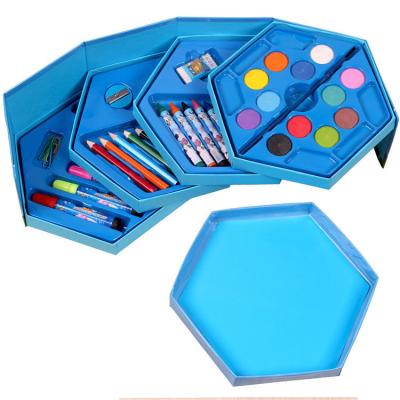 China Drawing & 46pcs Drawing Painting Coloring Art Set For Kids Student In Paper Box for sale