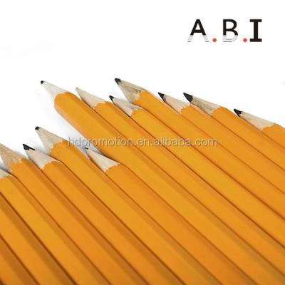 China HB Wooden Pencil Government Supply Sharpened HB / 2b Yellow Pencils With Eraser for sale