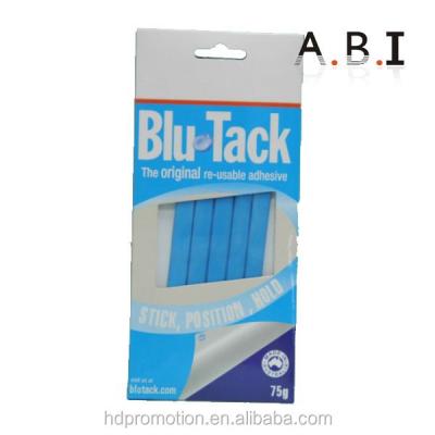 China Blue 75g tip reusable adhesive reusable adhesive for sale