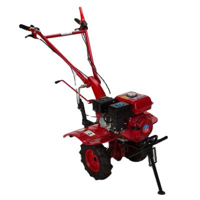 China Cultivates mini gas gasoline power tiller tractor rotary cultivator agriculture machine 7hp 7.5hp for sale