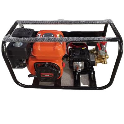 China Agricultural garden htp jet pump power sprayer with gasoline engine set 6.5hp 7.5hp for sale