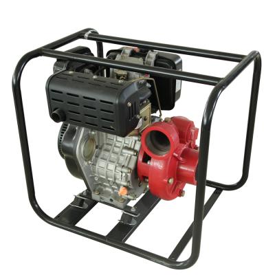 China Family Homes 3inch High Pressure Diesel Engine Cast Iron Water Pump For Agriculture Fire for sale