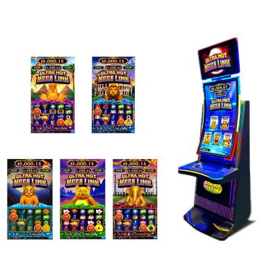 China Metal+acrylic+plastic High Profit Dragon Link Golden Century Skill Game Curved Screen Video Slot Game Cabinet for sale