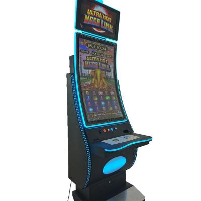 China Ultra Hot 43 Inch Curved Metal Cabinet USA Mega Link Touch Screen Popular Coin Operated Games for sale