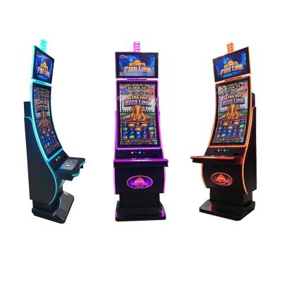 China High Profits High Quality Multi Game Curved Touch Screen Slot Software Slot Machine Game for sale