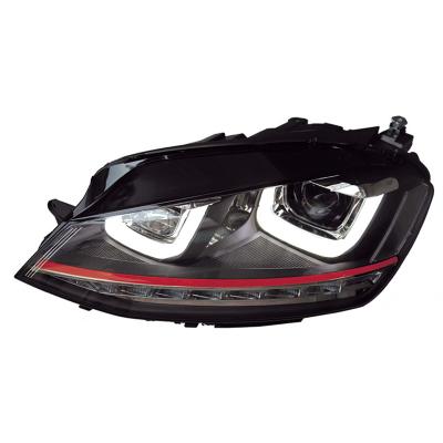 China Wholesale SHIYU BI-XENON Headlights For VW Golf VII 7 Double U emark 70*37*60 for sale