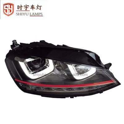 China SHIYU wholesale price UU xenon headlight for golf 7 13-17 70*37*60 for sale