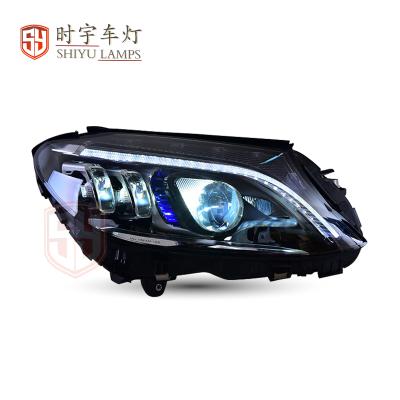 China SHIYU Hot Sale Retrofit Front Lighting Led Headlight For Mercedes Benz C Class W205 15-19 67*36*59 for sale