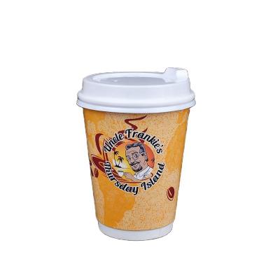 China Recycled Materials Restaurant Uses Double Printed Wallpaper Coffee Cups By LOGO And Party Of 12 Ounce Custom Paper Cups for sale