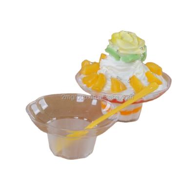 China New Design Wholesale Price Disposable Plastic Ice Cream Cups Plastic Pudding Cups for sale