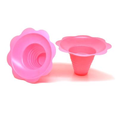 China High Quality Disposable Disposable Ice Cream Cup Disposable Smoothie Cup PS/PET 4oz Plastic Shaved Ice Cups for sale