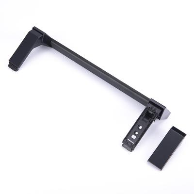 China Refrigeration exterior workpieces spare aluminum injection refrigerator door handle refrigerator handle custom black for sale