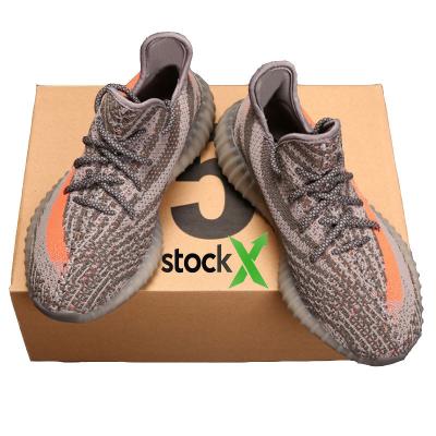 China Original Thoughtful New Fashion Trend Brand Yeezy Shoes Men Women Knitting Earth Brown Running_sneakers Sports Shoes for sale