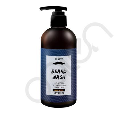 China Organic Acne Treatment 250ML All Natural Private Labeling Beard Wash Shampoo for sale