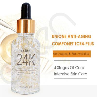 China Anti Aging Skin Revitalizer 24K Gold Face Serum Moisturizer Hyaluronic Acid Vitamin E Creams For Day Night Wrinkle Reduction for sale