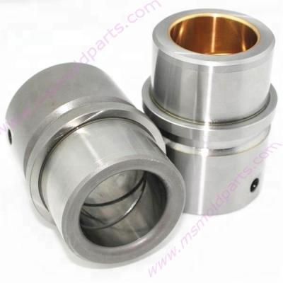 China Copper sintered bronze plated steel bushing with grooves and thread brass bushing for sale