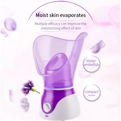 China 2020 Hot Selling Electric Facial Steamer Nano Beauty Skin Care Machine Facial Ionic Hot Mist Steamer Spa Home Electric Facial Steamer for sale