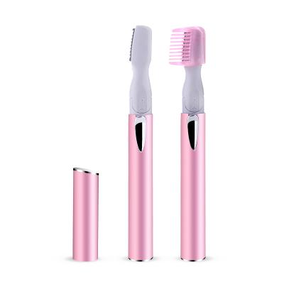 China CNAIER AE-812 2021 Stainless Steel Products Personal Care Hair Trimmer Madame Electric Eyebrow Trimmer Eyebrow Shaver Hair Removal for sale