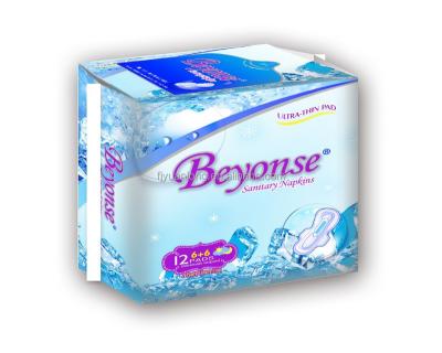 China Breathable day and night use cotton comfortable SANITARY PADS MANUFACTURER sanitary napkins Lady napkins for sale