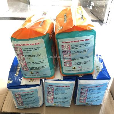 China Printed West Africa Market Togo Benin TOP SELLING disposable baby diaper for sale