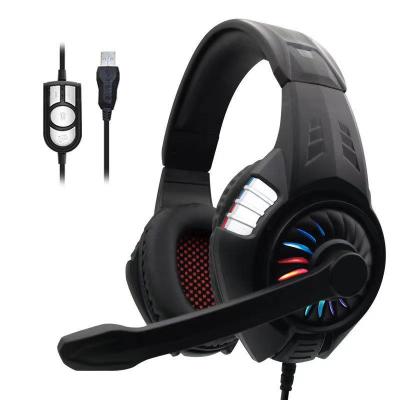 China Headband Gaming Headphones Over Ear Surround - Sound Noise Canceling Microphone and LED Light Headphones, Compatible with PC for sale