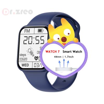 China Newest MP3 Playback Series 7 Smart Watch with 1.7inch Big Screen Blutooth Call Charge Information Wireless Push Smartwatch Watch 7 for sale