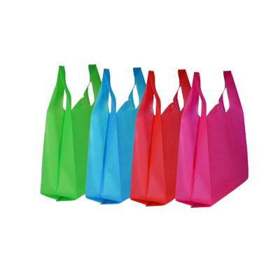 China Wholesale Environmental Friendly Cheap Handled Recycle Eco Many Color Laminated Nonwoven Bags Tote Shopping Bag for sale