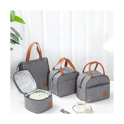 China Stain Insulated Lunch Bags Insulation Foil Lunch Box Thermal Waterproof Insulated Wine Cooler Bag for sale