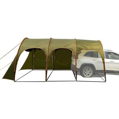 China Camouflage/Field Game 8-10 Person Family Camping Tent,Picnic Tunnel Truck Tailer Car Tent Awning Cover Top Tent,Outdoor Waterproof Camping Tent for sale