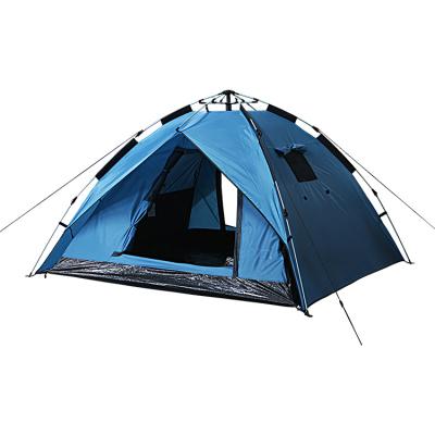 China Camouflage / Pop Field 3-4 Person Tent With Instant Setup , Easy Setup For Camping In 60 Seconds for sale