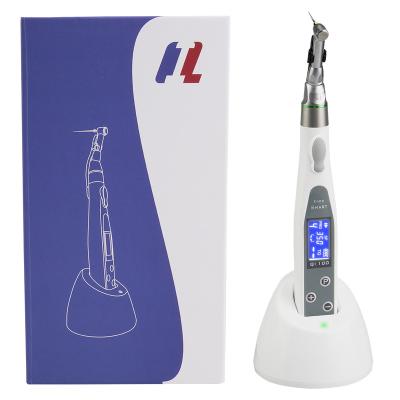 China Wireless Metal Mini Endo Motor Treatment Root Canal LED Radio Therapy Dental Instrument with 16:1 Reduction Contra Angle for sale