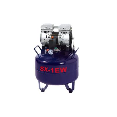 China Dental Sector Dental Silent Oilless Air Compressor One For Two Unit for sale