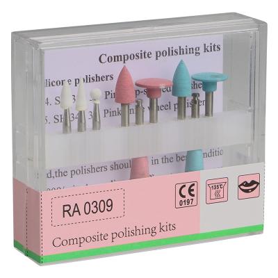 China Acrylic Dental Compound Polishing Kit To Handpiece Low Speed ​​Use / Finishing Polishing Kit RA0309 for sale