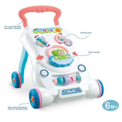 China Funny Toy Handle Length Kids Music Walker With Lighting Music Multi Function 46x9.4x34.5CM for sale