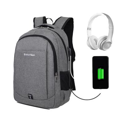 China With USB Smart USB Oxford Backpack Travel School College Laptop Backpack Charging Bag for sale