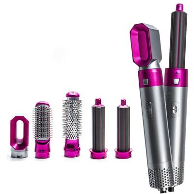 China 2022 Popular HAIR CURLER Rotating Curling Iron With Clips Alure Three Barrel Curling Iron Wand Purple Curling Irons for sale