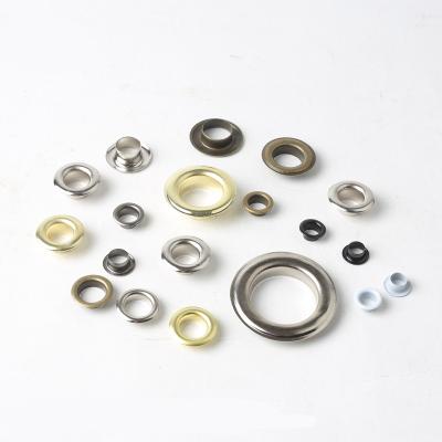 China Garment Accessories Good Quality Iron Aluminum Metal Grommet Nickel Free Brass Grommet for sale