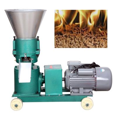 China Make Biomass Pellets Homemade Porcelain 220v 300-500kg/h Small Flat Die PTO Biomass Pine Wood Pellet Making Machine Mini Wood Pellet Mill for sale