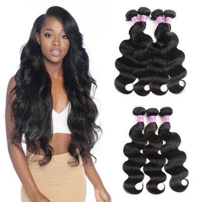 China X-Ring Hair Body Wave Bundles Brazilian Hair Weave Bundles 1/3/4 PCS Hair Bundles Natural/Jet Black 8-30