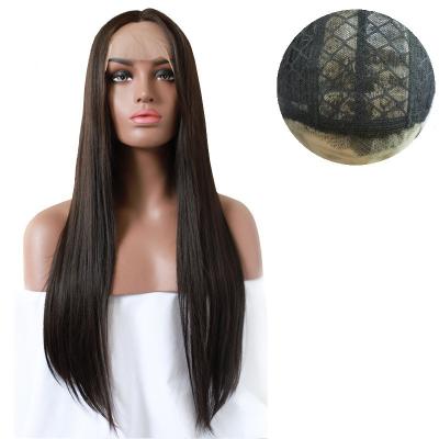 China Blonde Ginger Straight Lace Wigs Cosplay Highlight 20inch Front Wigs For Women Super Long Wave Synthetic Lace Front Wigs for sale