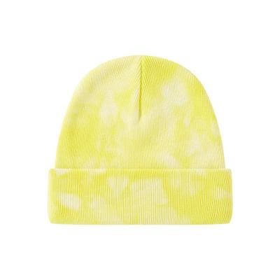 China Tie-Dye Stylish Cute Wool Acrylic Girl Knitted Beanie Hat Slouchy Womens Beanie zu verkaufen