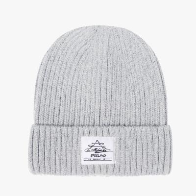 China Stylish Designer Winter Adult Beanies Private Label Beanie Wholesale Knitted Hat for sale