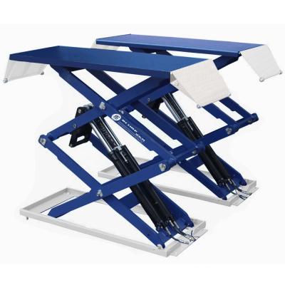 China Car Repair Center BLS-OS30 Low Rise Scissor Car Lift Slim Floor Mounted High Rise Scissor Lift With CE for sale