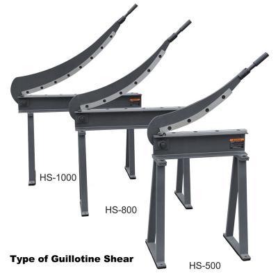 China HS-500 JDC Machine Retail Hand Guillotine Steel Metal Shear Cutting Machines for sale